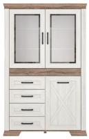 Шкаф Marselle REG2W1D4S (ясень снежный-дуб сонома темный, ясень снежный-дуб сонома темный (Black Red White (БРВ)) ) в Судаке от производителя 