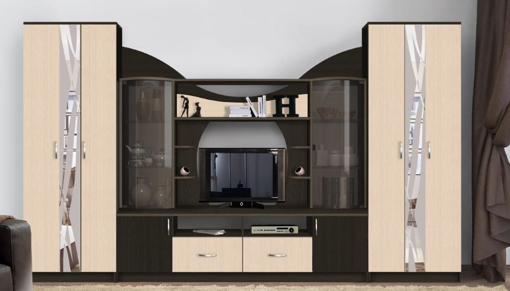 Фото Стенка Аллегро вар.№5 в Судаке по цене 30 080 ₽ от производителя Диал, код товара 2000001532324, 2000001532331 шт Фото Стенка Аллегро вар.№5 от производителя Диал в Судаке по цене 30 080 ₽