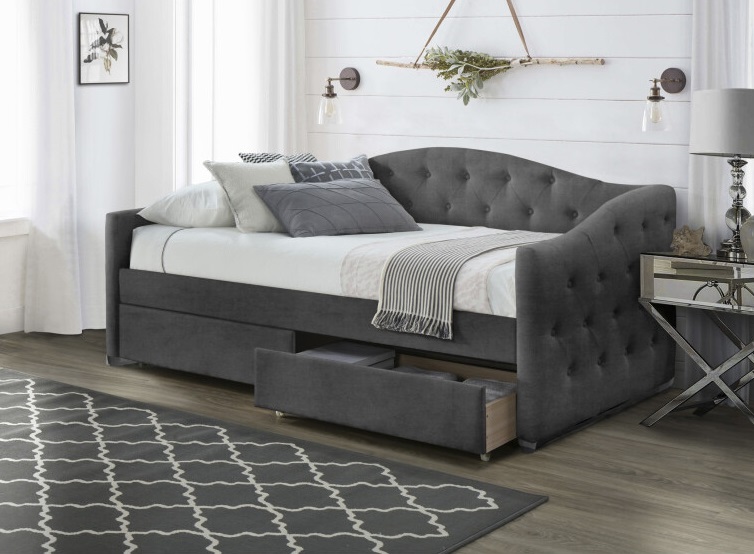 Фото Кровать односпальная Halmar Aloha (СМ 90х200) c ортопедическим основанием от производителя Halmar  в Судаке по цене 54&nbsp;950 ₽