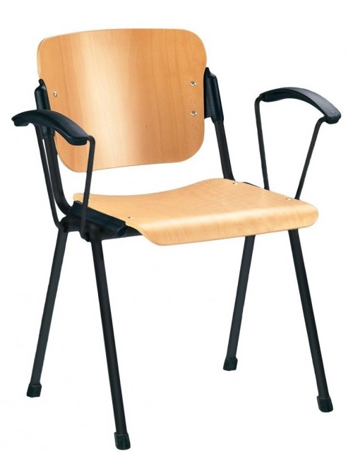 Фото Стул для посетителя Эра (Era) wood arm (крашенный) от производителя Новый стиль в Судаке по цене 4 490 ₽