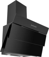 Вытяжка наклонная Slavia 160 (600х365хh660(840)) (Материал Металл/Стекло , Цвет Черный/Черный) в Судаке от производителя 