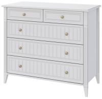 Комод Мэгги (5 ящ) (белый снег-лак белый (Браво-мебель) ) в Судаке от производителя 
