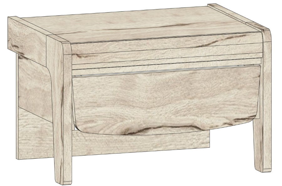 Фото Тумба прикроватная Мале в Судаке по цене 4 600 ₽ от производителя СБК, код товара 2000001646977 шт Фото Тумба прикроватная Мале от производителя СБК в Судаке по цене 4 600 ₽