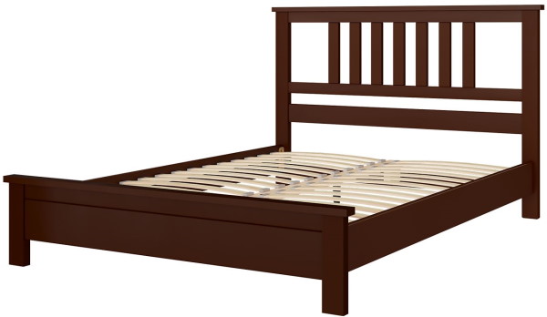 Фото Кровать двуспальная Лаура (СМ 140х200) без основания с универсальными царгами от производителя Браво-мебель в Судаке по цене 18 430 ₽