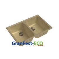 Мойка Granfest eco-15 (ГР 740х480хh200) (шир.ящ.min 720) без сифона (Цвет мойки черный) в Судаке от производителя в интернет магазине Планета Комфорта Мойка Granfest eco-15 (ГР 740х480хh200) (шир.ящ.min 720) без сифона (Цвет мойки черный) в Судаке от производителя