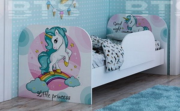 Фото Кровать детская Тойс КР-08 (СМ 80х180) от производителя БТС  в Судаке по цене 10&nbsp;440 ₽