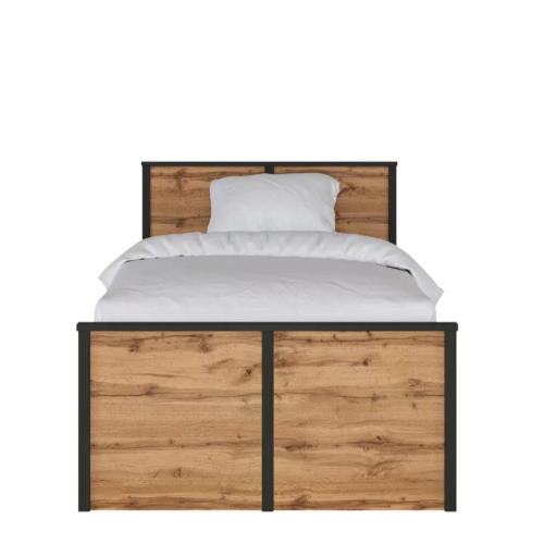 Фото Кровать односпальная Loft LOZ120x200 (СМ 120х200) с основанием от производителя Black Red White (БРВ) в Судаке по цене 15 910 ₽