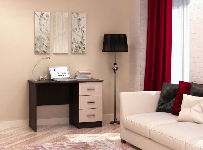 Стол компьютерный ПКС-3 (лдсп, лдсп-венге цаво,  венге цаво, дуб белфорт (ПАМИР) ) Стол компьютерный ПКС-3 (лдсп, лдсп-венге цаво,  венге цаво, дуб белфорт (ПАМИР) )