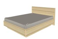 1. Кровать 1600 КР-1003 Ясень Асахи)