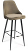 Стул барный Киш (Kish) (mod 714) ( Обивка стула:ткань, черный, темно-серый barkhat 14 (Tetchair) )