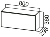 Фото Кухня Геометрия шкаф навесной ШГ800 от производителя  в Судаке по цене 4&nbsp;640 ₽