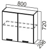 Фото Кухня Арабика шкаф навесной Ш800 от производителя SV-мебель в Судаке по цене 3&nbsp;610 ₽