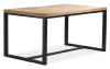 Стол обеденный Signal Loras A (1,8) (металл, шпон-дуб,  черный (Signal) )