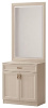 Тумба с зеркалом Лира 59 (Цвет корпуса:дуб нортон светлый, цвет фасада:дуб нортон светлый (Яна) )